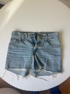Vintage Levi's Light Wash Jean Shorts